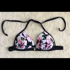 Venus | enhancer push up bikini top | floral print | adjustable B cup